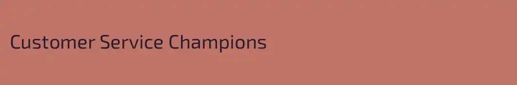 Customer Service Champions